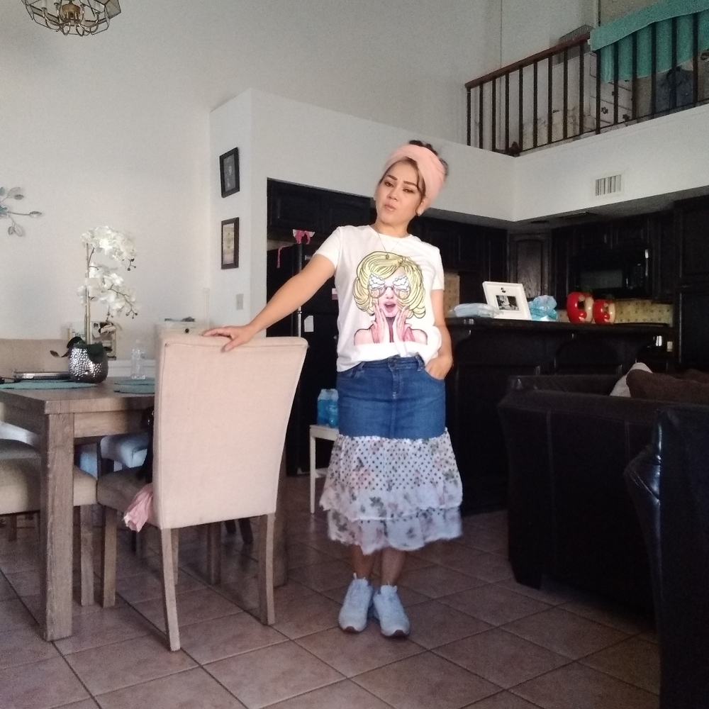 Denim skirt